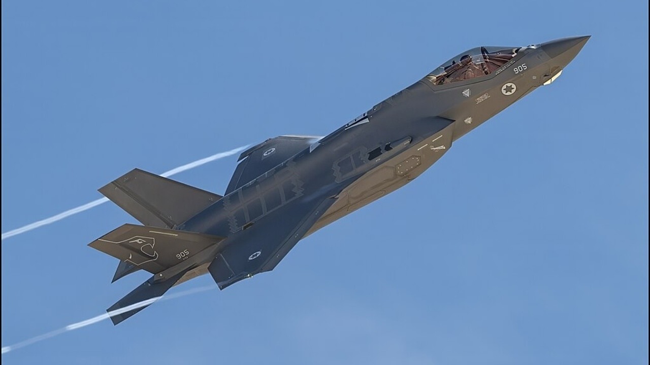 Izraelská stíhačka F-35I Adir počas letu