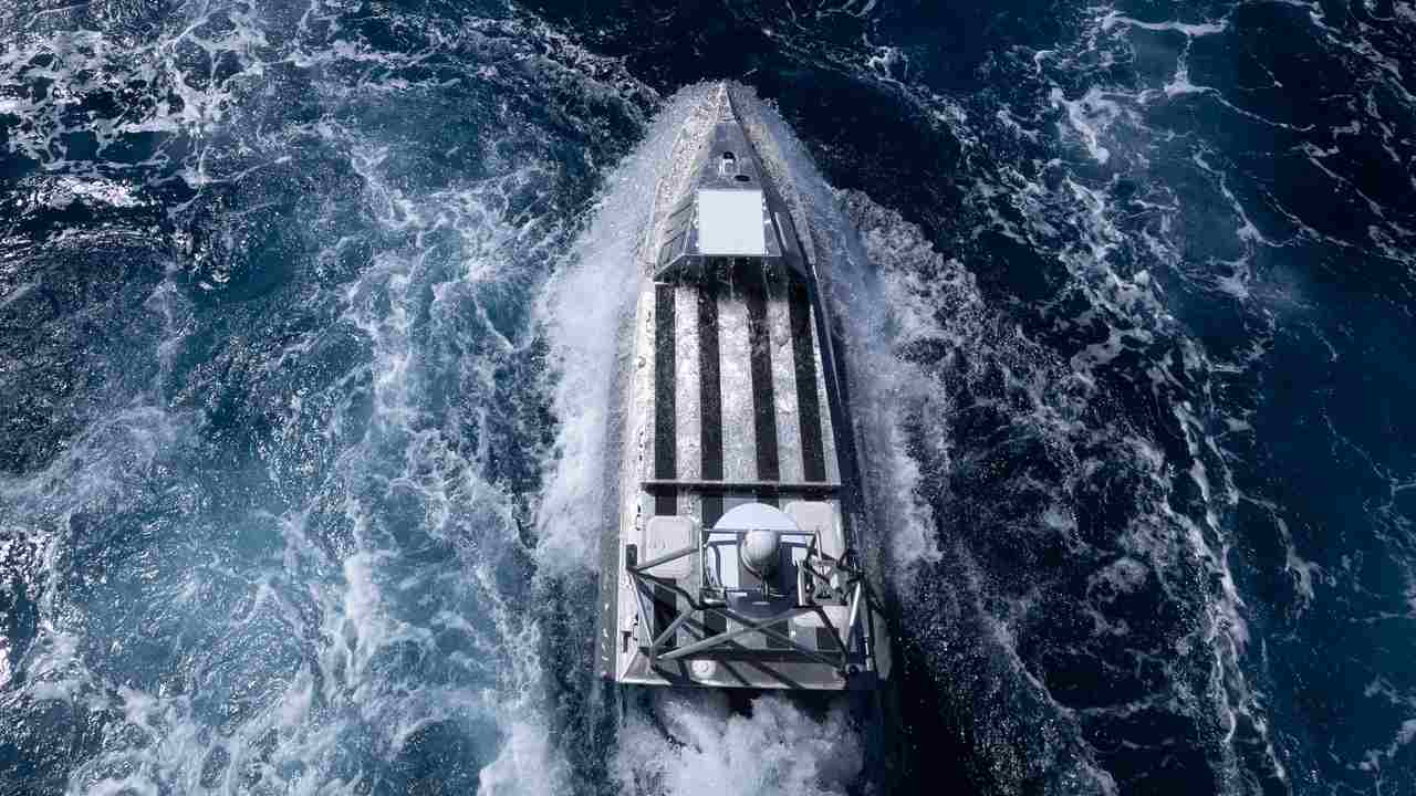 Ilustračná fotografia: bezposádkové plavidlo GARC (Global Autonomous Reconnaissance Craft) amerického námorníctva počas manévrovania na otvorenom mori. Foto: U.S. Naval Forces Southern Command / U.S. 4th Fleet,
