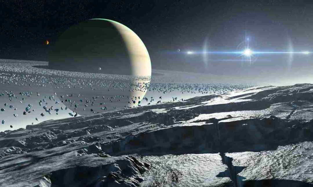 mesiac Enceladus saturn