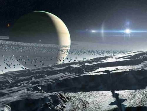 mesiac Enceladus saturn