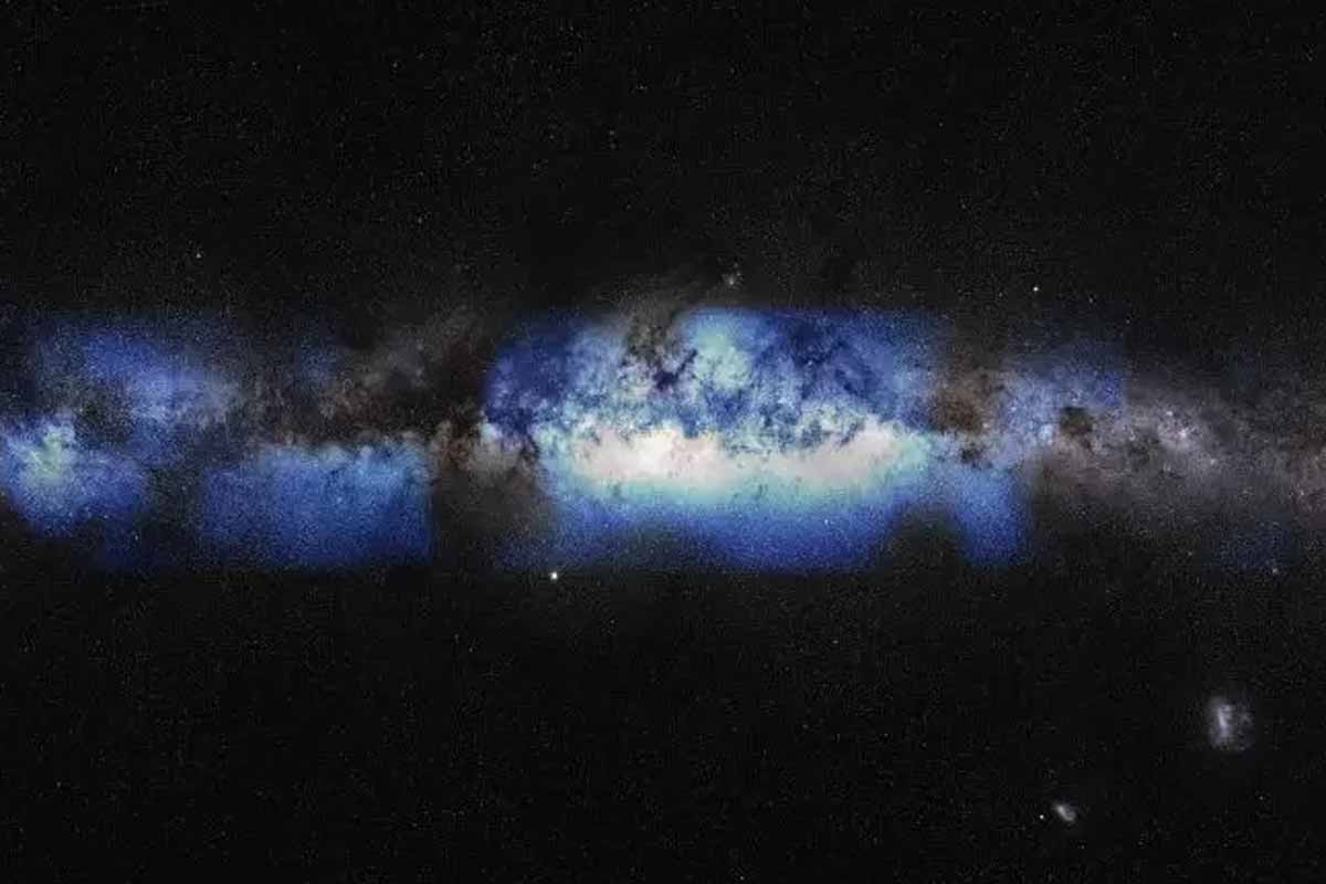 Mliečna dráha ako ste ju ešte nevideli, tento záber vznikol pozorovaním "duchov"