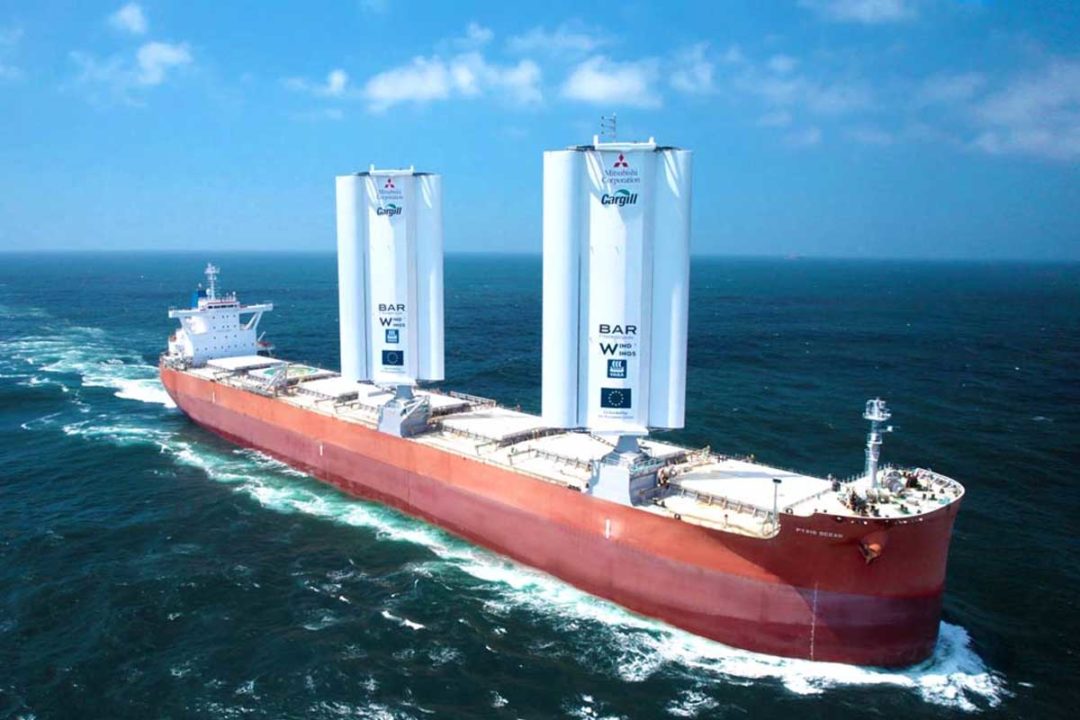 WindWings technológia má za úlohu zraziť emisie lodnej dopravy.