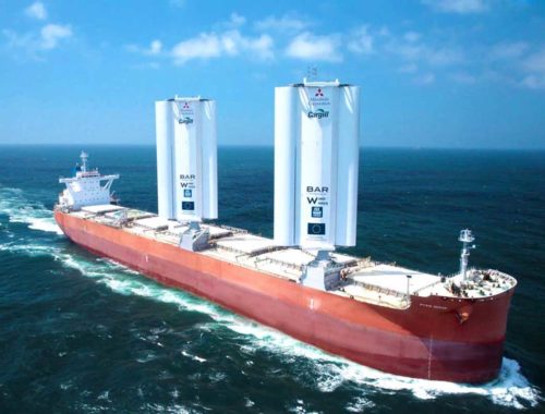 WindWings technológia má za úlohu zraziť emisie lodnej dopravy.