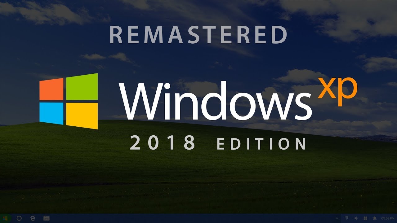 windows XP koncept 2018