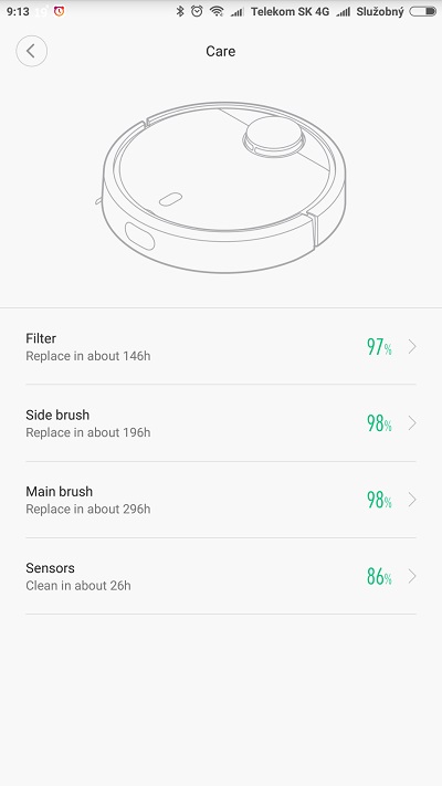 Xiaomi Mi Robot Vacuum cleaner aplikacia a funkcie_2