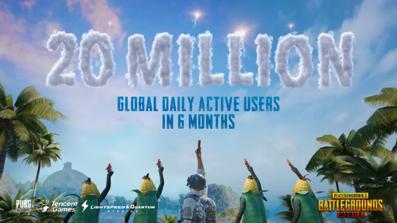 PUBG 20 milionov aktivnych hracov denne