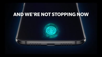 OnePlus 6T skener odtlačkov prstov v displeji