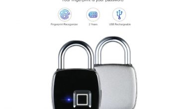 USB Rechargeable Smart Keyless Fingerprint Lock IP65