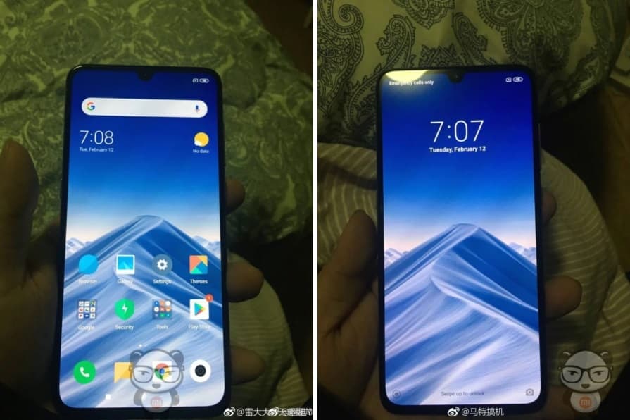 Xiaomi Mi 9 fotografia prednej strany