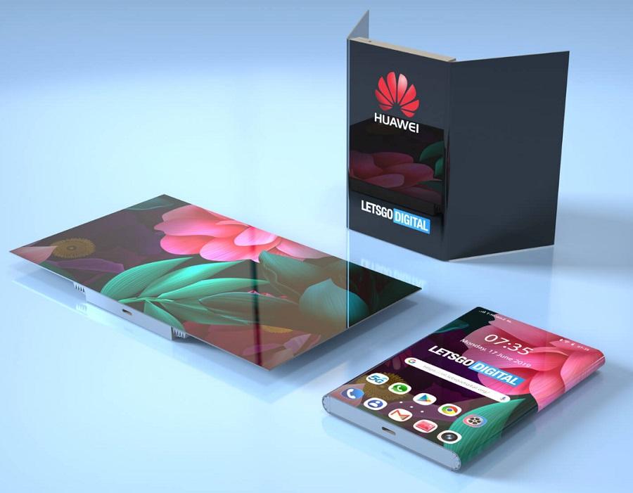 Huawei skladatelny smartfon s 3 displejmi