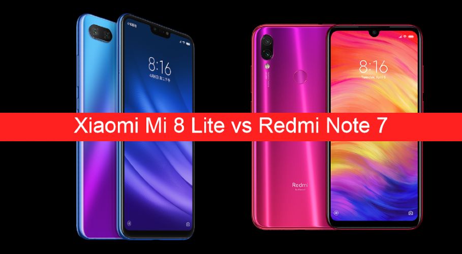 Xiaomi Mi 8 Lite vs Redmi Note 7