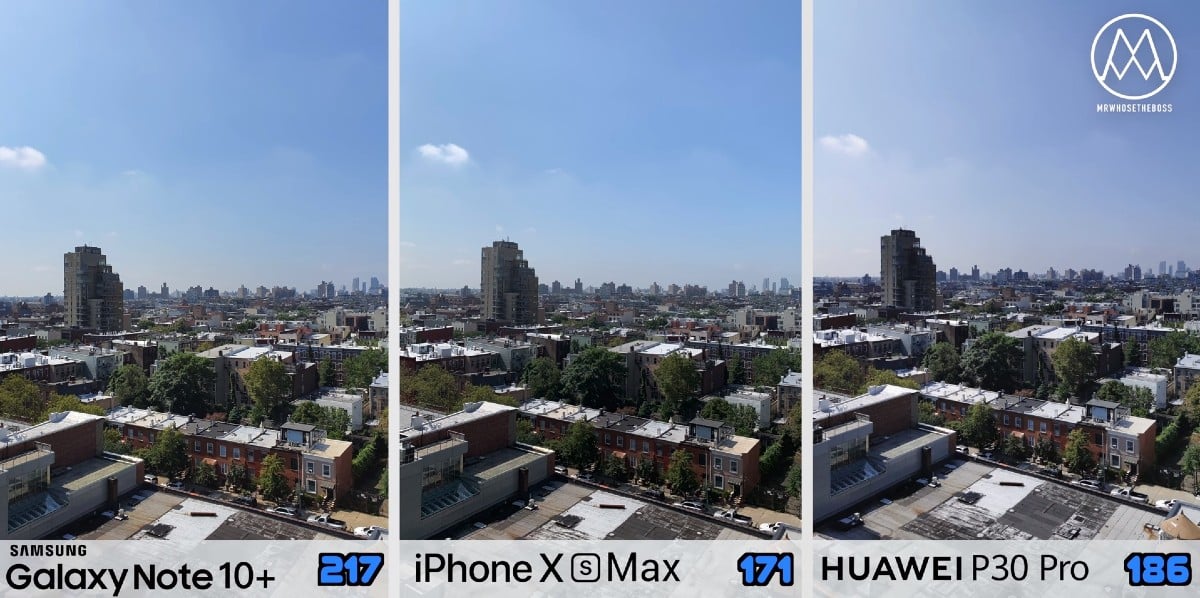 Samsung Galaxy Note 10 plus vs iPhone Xs vs Huawei P30 Pro_3
