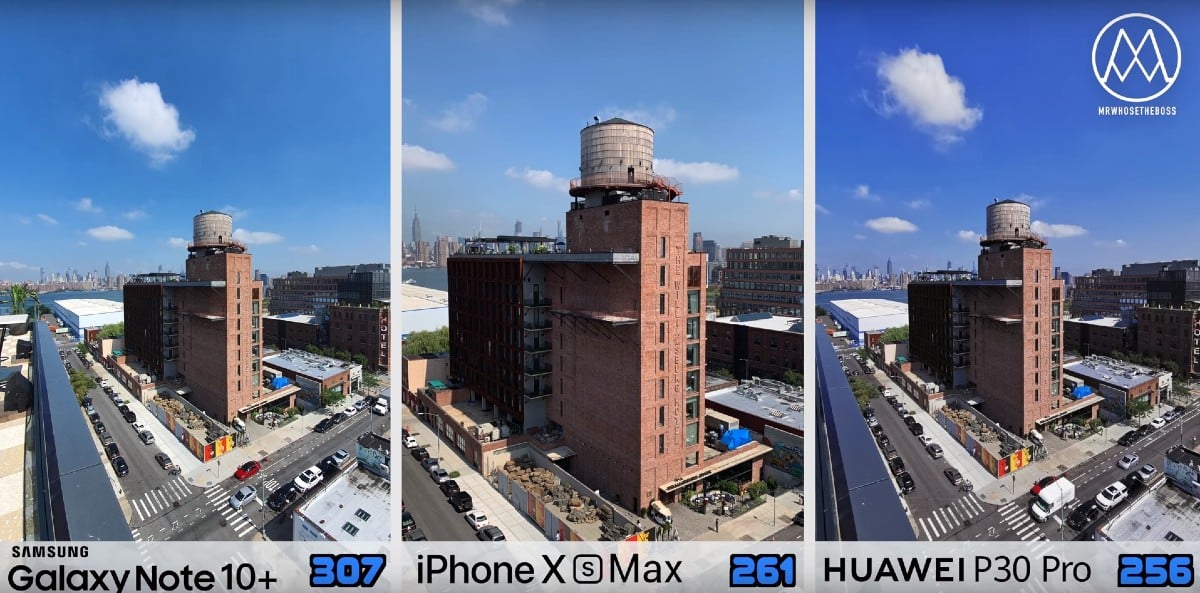 Samsung Galaxy Note 10 plus vs iPhone Xs vs Huawei P30 Pro_5
