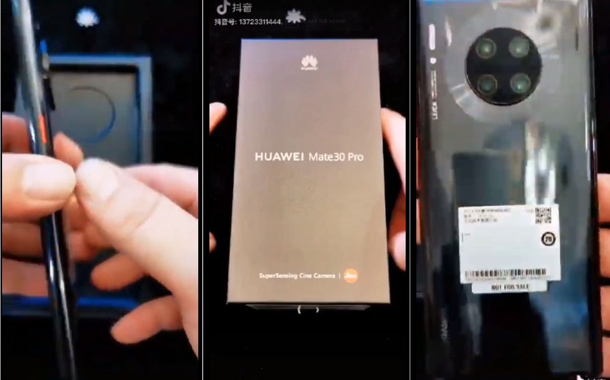 Huawei Mate 30 Pro sa objavil vo videu