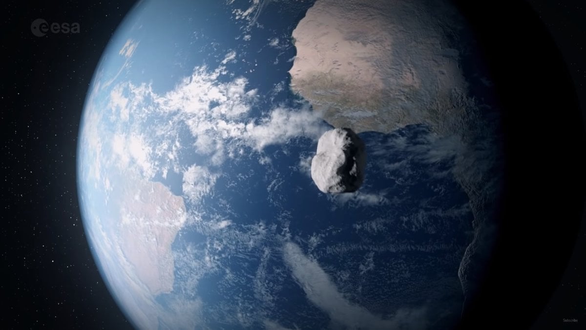 asteroid letiaci na zem