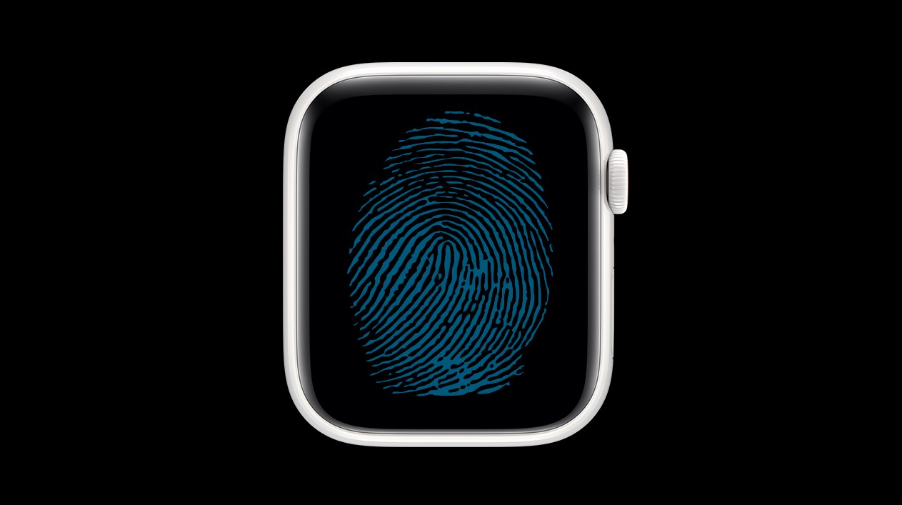 Apple Watch so skenerom odtlackov prstov