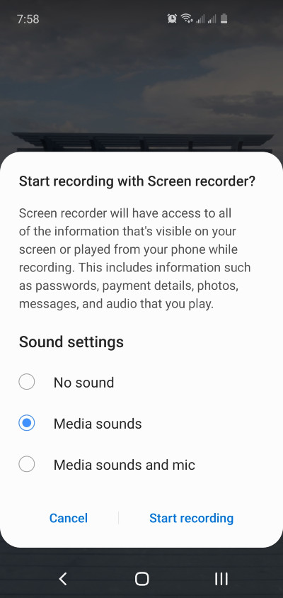 Android_nativne nahravanie videa spolu so zvukom zo zariadenia_1