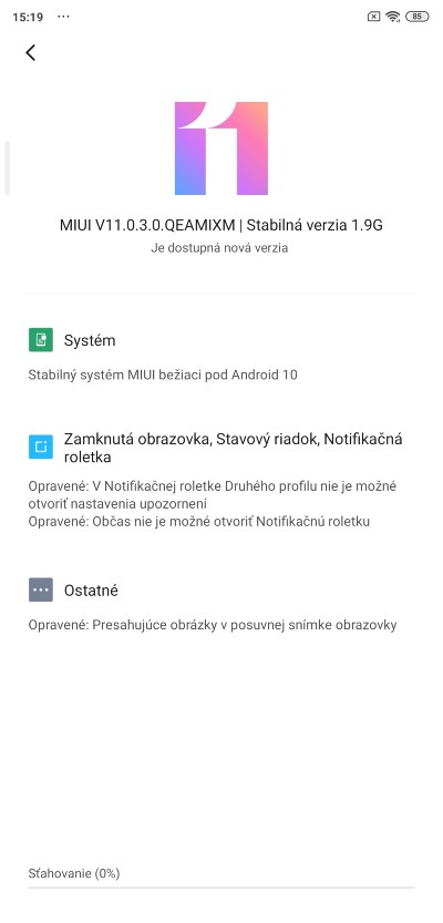 Xiaomi Mi 8_aktualizacia Android 10_1