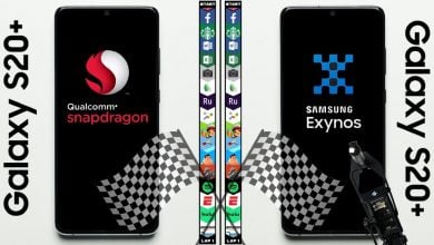 Samsung Galaxy S20+ Snapdragon vs Samsung Galaxy S20+ Exynos 990