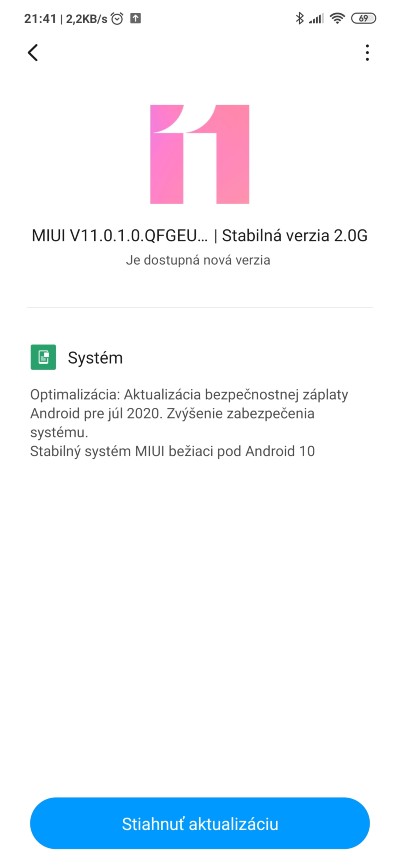 Redmi Note 7_Android 10_Slovensko