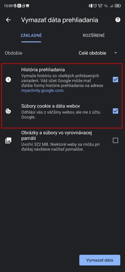 ako vymazat historiu prehliadania v Chrome na Androide_3