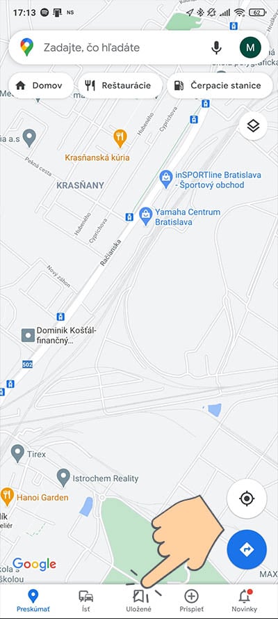 Google Mapy aplikacia_pristup k navstivenym lokalitam a miestam_1