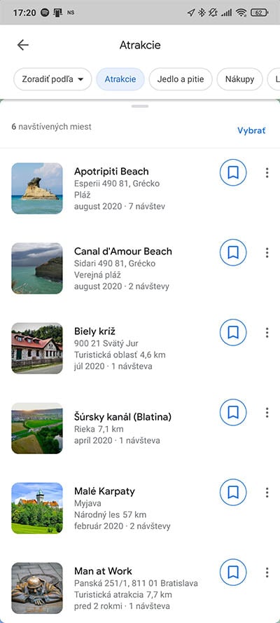Google Mapy aplikacia_pristup k navstivenym lokalitam a miestam_6