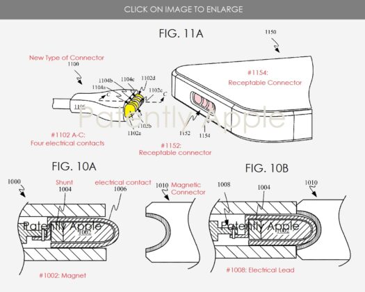 Patent Apple novy typ vystupu nabijania zariadenia_1