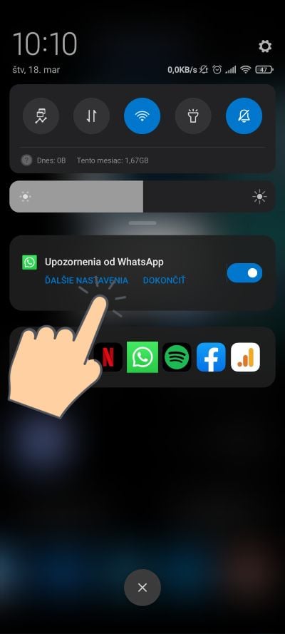 WhatsApp_vypnutie upozorneni z konkretnej konvezacie_1