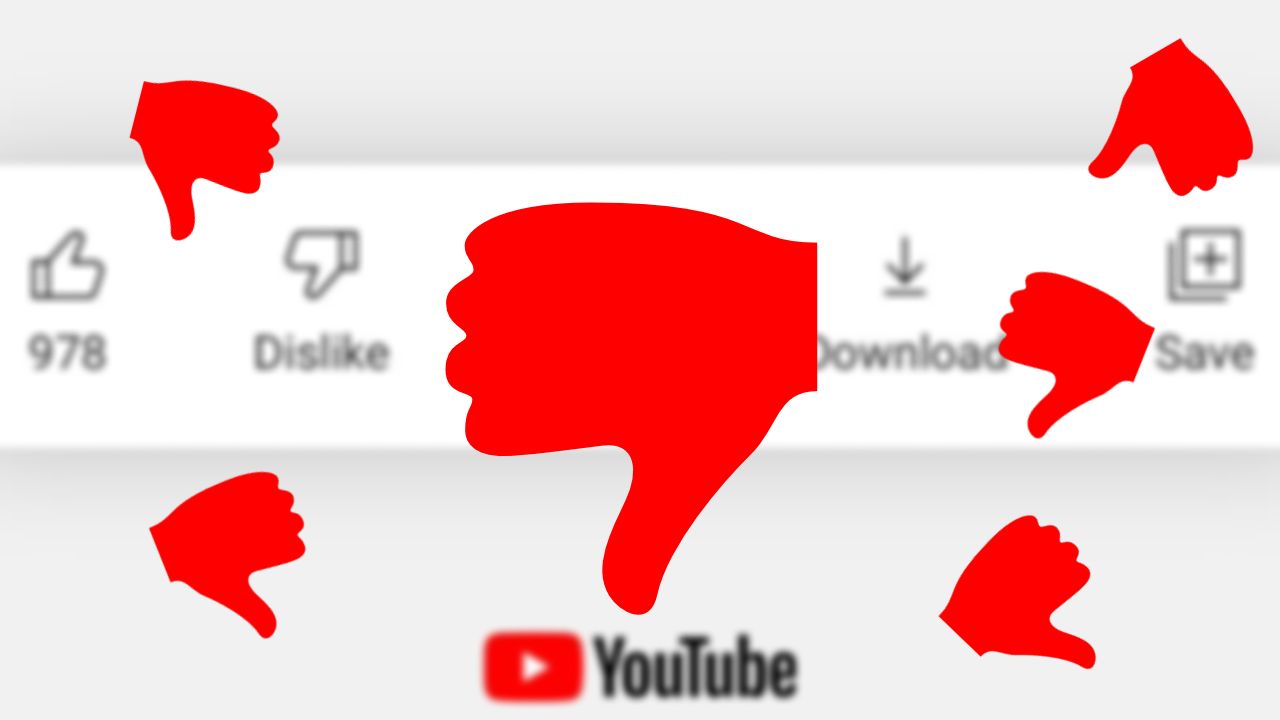 YouTube Dislike pocitadlo