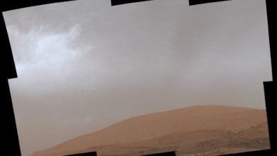 Curiosity-zachytene oblaky na Marse