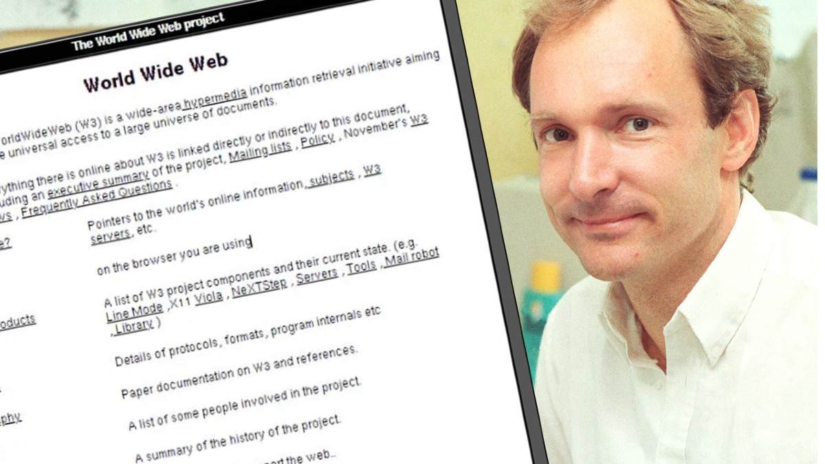 Prvé webové stránky_Tim Berners-Lee