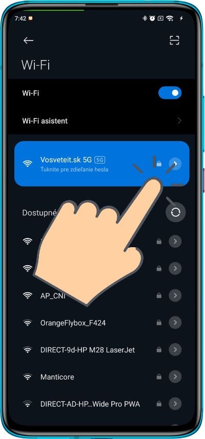 Android Wi-Fi odstranenie pripojenia_1