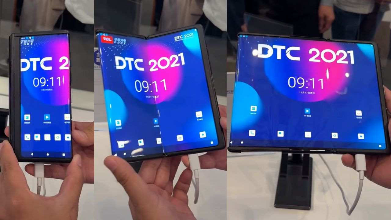 TCL skladaci smartfon s vysuvnou obrazovkou