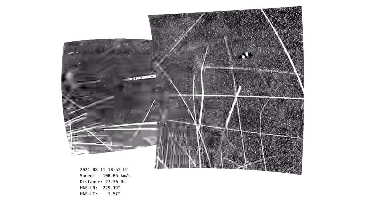 sonda Parker Solar Probe_video_prelet cez koronu slnka_2