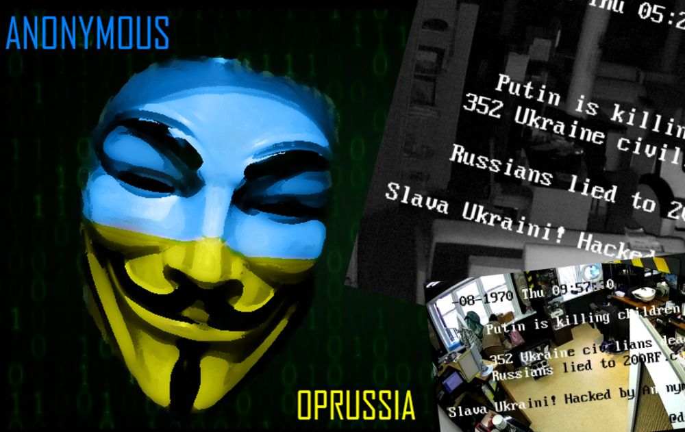 Hackeri z Anonymous hackli bezpecnostne kamery v rusku