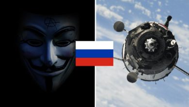 Anonymous hackli rusky spionsky satelit