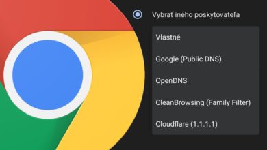 Chrome ako zmenit DNS