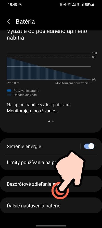Samsung_ako nastavit funkciu setrenia baterie_2