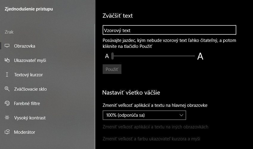 windows zväčšenie textu_všetkého