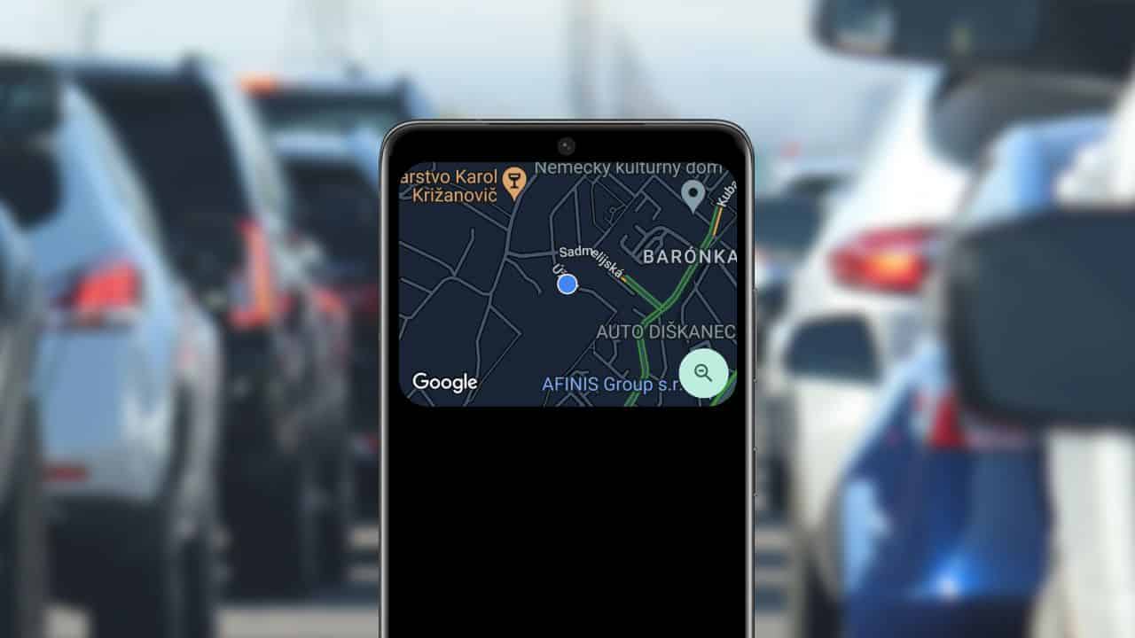 Google Mapy Widget Dopravna situacia_2