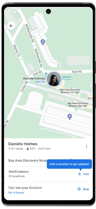 google mapy zdieľanie polohy