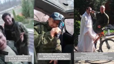 rusky vojak na ukradnuty telefon zaznamenal ako kradli