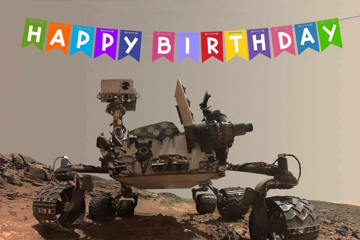 Curiosity oslavuje 10. výročie.