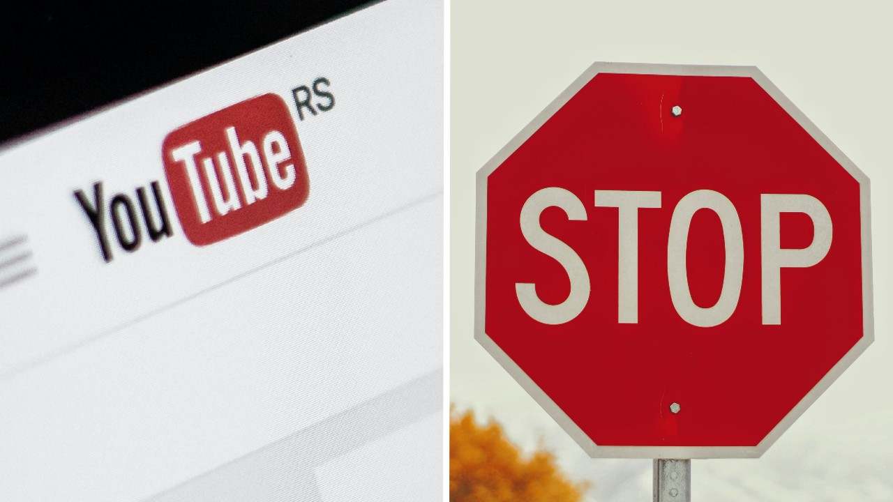 YouTube stop spiatocka