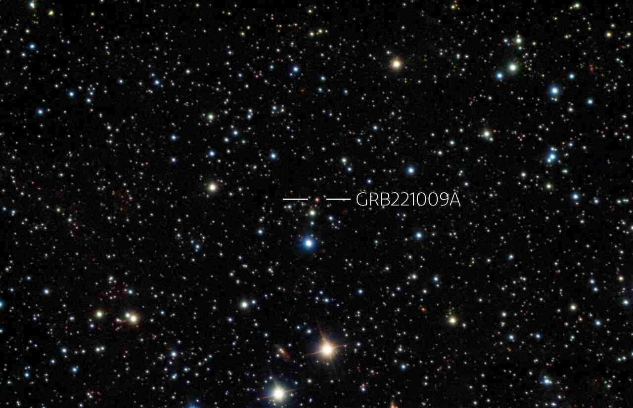 pozorovany zablesk GRB 221009A