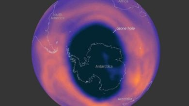 Ozónová diera nad antarktídou sa zmenšuje
