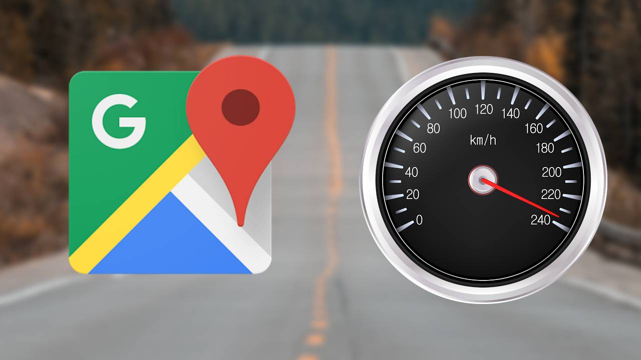 Google Mapy tachometer
