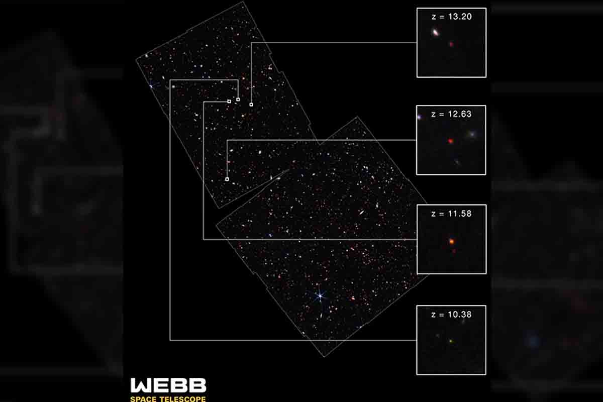 Webbov vesmírny teleskop odhalil najvzdialenejšie galaxie 