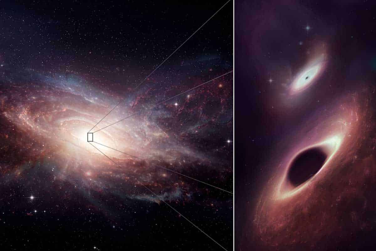 Dve supermasívne čierne diery sú najbližším párom, aký astronómovia objavili